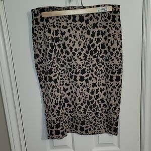 Leopard Print Women's Skirt